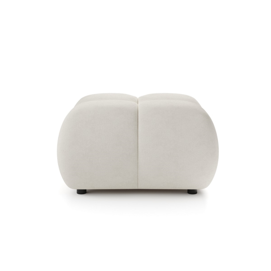 Pouf imbottito ALMADA 72x72 cm beige
