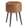Pouf in pelle CORE colore cognac