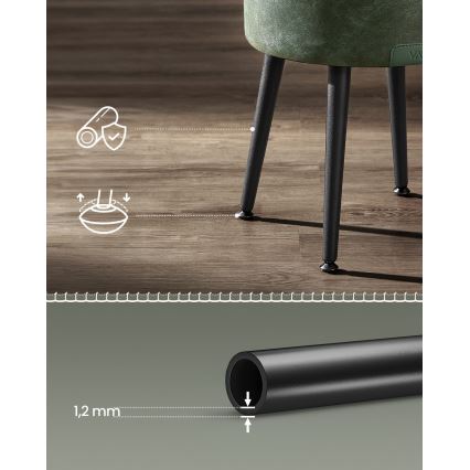 Pouf in pelle CORE verde