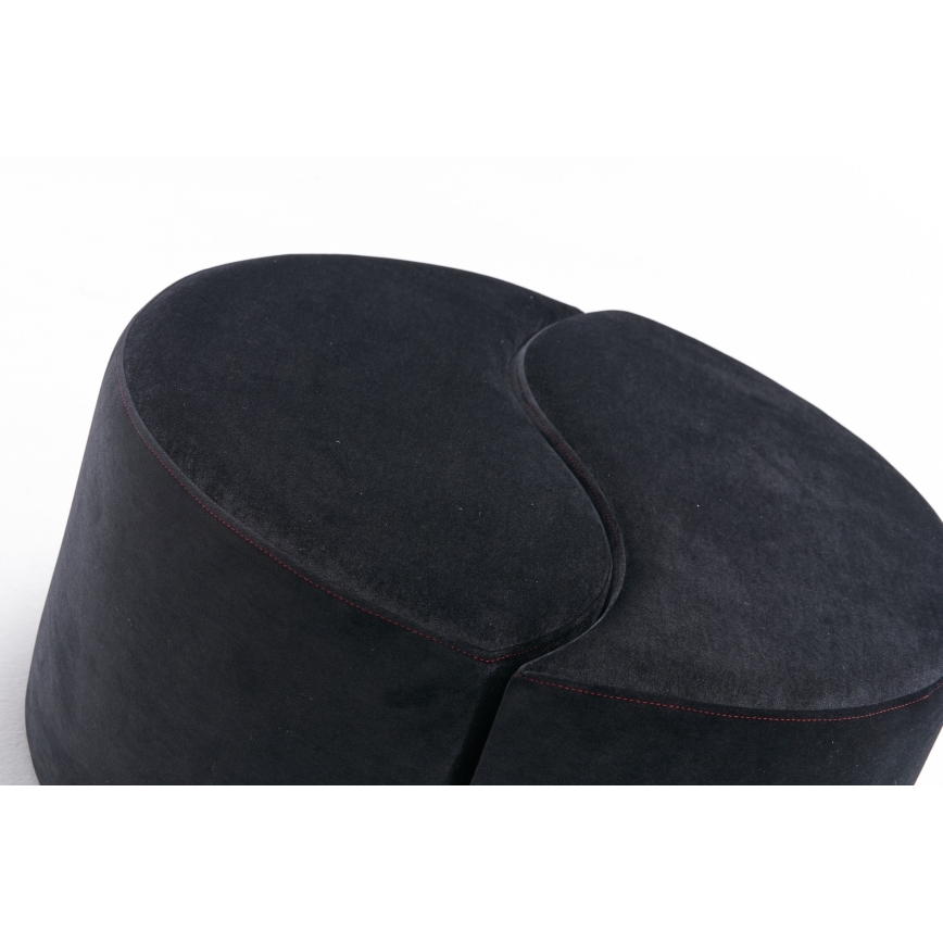 Pouf JING Ø 80 cm antracite