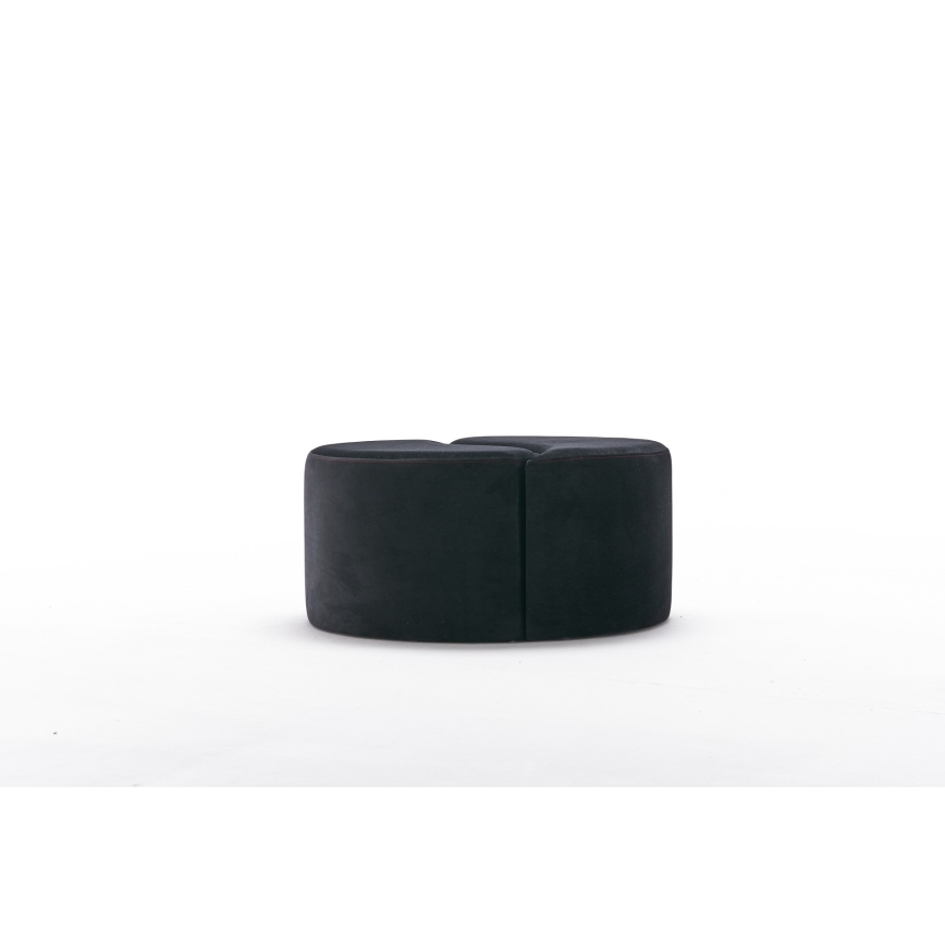 Pouf JING Ø 80 cm antracite