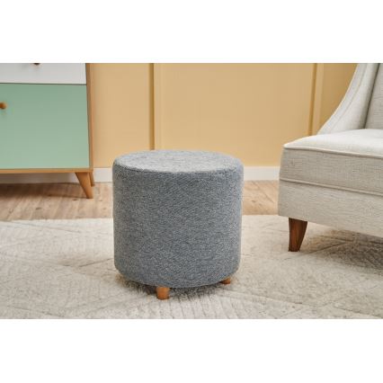 Pouf KIMA Ø 40 cm grigio