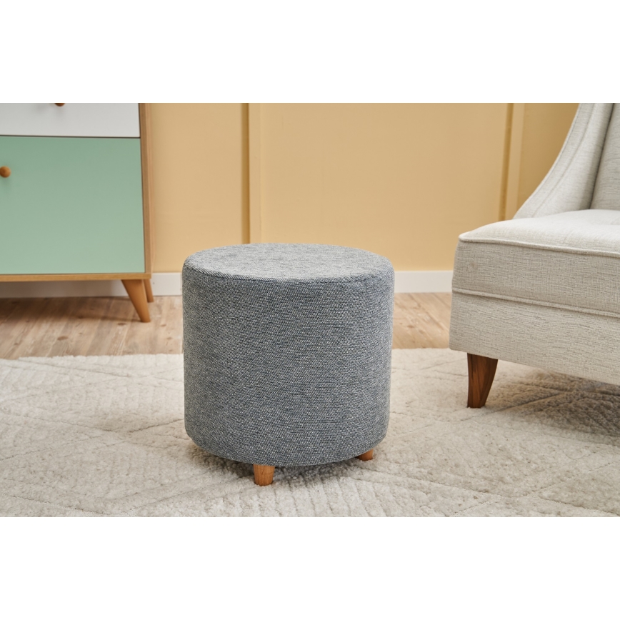 Pouf KIMA Ø 40 cm grigio