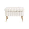 Pouf MOLIS 35x60 cm bianco