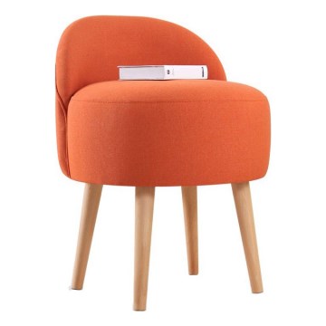 Pouf NIKI, Ø 46 cm, arancione