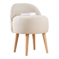 Pouf NIKI Ø 46 cm crema