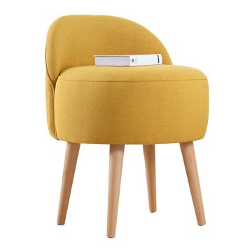 Pouf NIKI Ø 46 cm, giallo