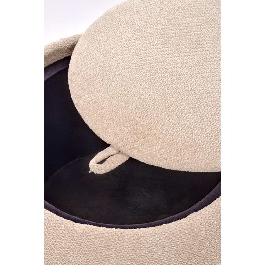 Pouf PAKS Ø 50 cm beige
