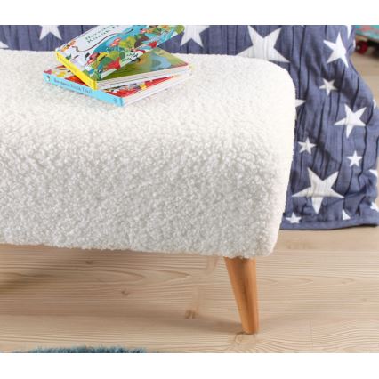 Pouf PIXI 32x61 cm bianco