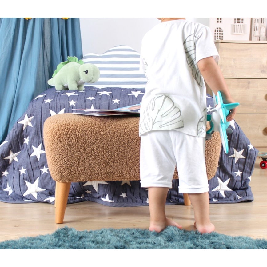 Pouf PIXI 32x61 cm marrone