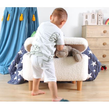 Pouf PIXI 37x61 cm bianco
