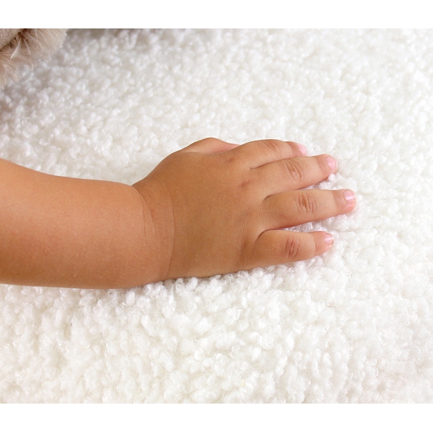 Pouf PIXI Ø 38 cm, bianco