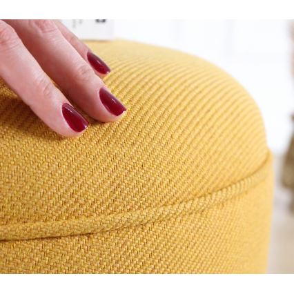 Pouf PIXI Ø 40 cm, giallo