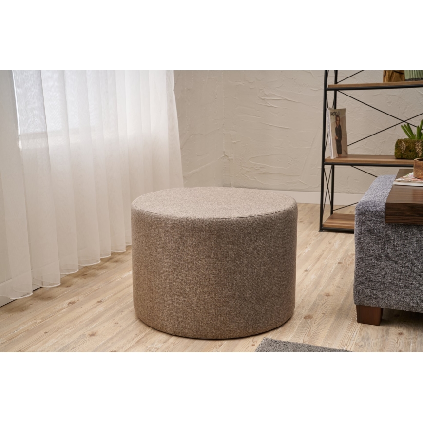 Pouf RABO Ø 58 cm marrone