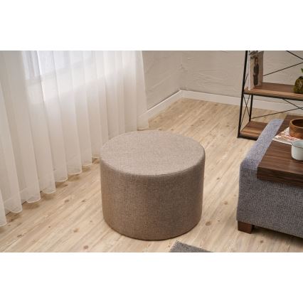 Pouf RABO Ø 58 cm marrone