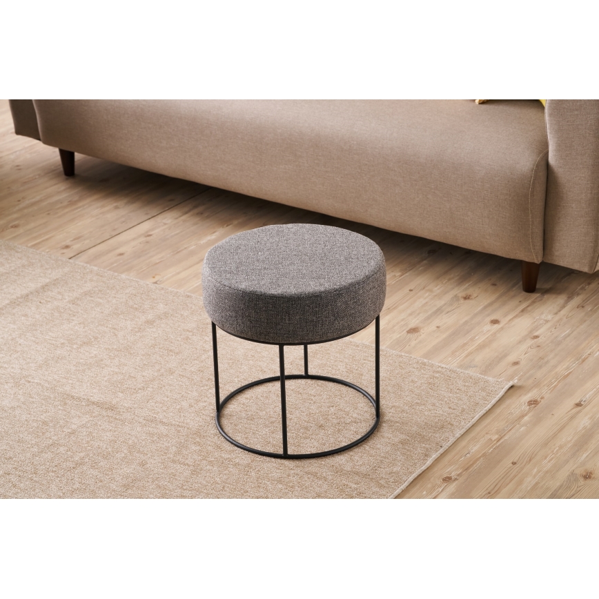 Pouf RELO Ø 40 cm antracite