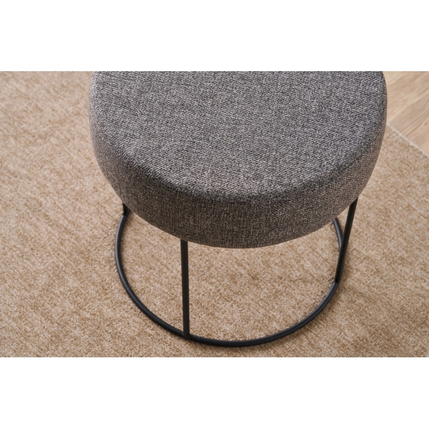 Pouf RELO Ø 40 cm antracite