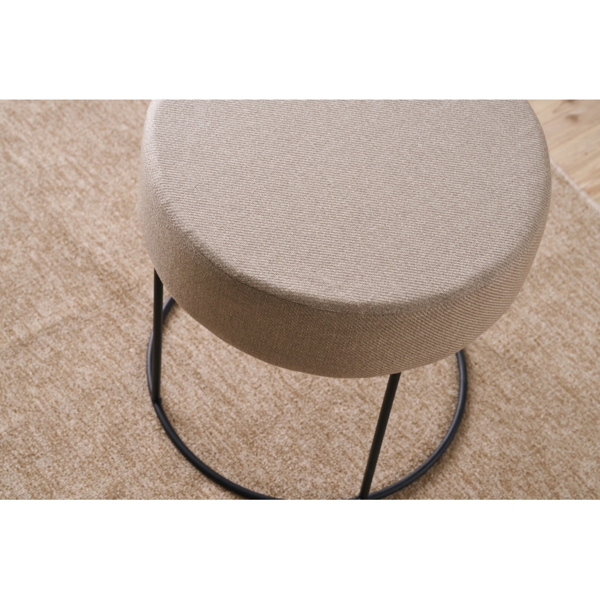 Pouf RELO Ø 40 cm beige