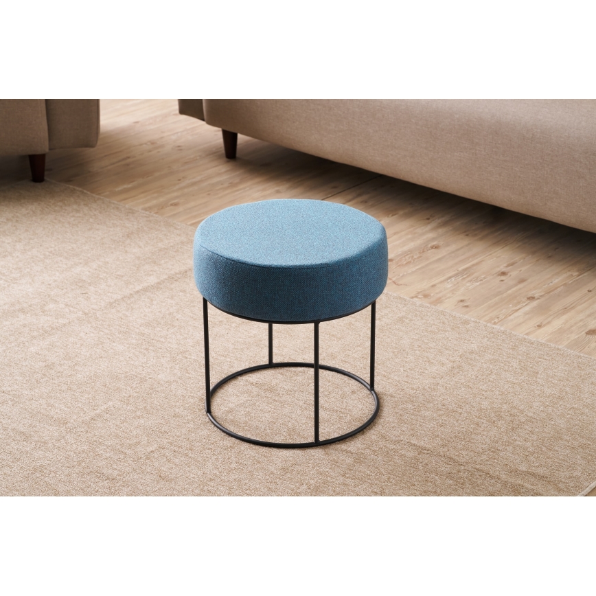 Pouf RELO Ø 40 cm blu