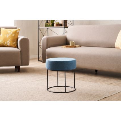 Pouf RELO Ø 40 cm blu