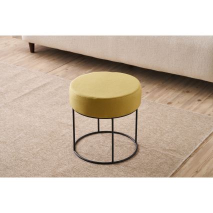Pouf RELO Ø 40 cm giallo