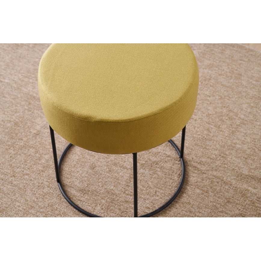 Pouf RELO Ø 40 cm giallo
