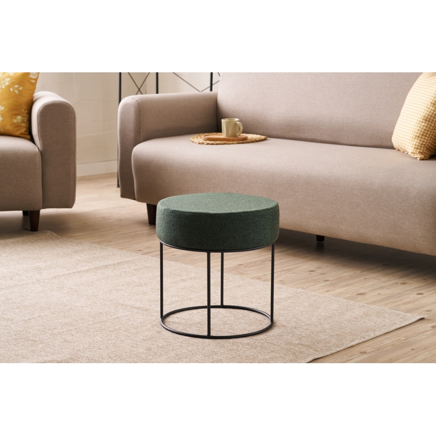 Pouf RELO Ø 40 cm verde