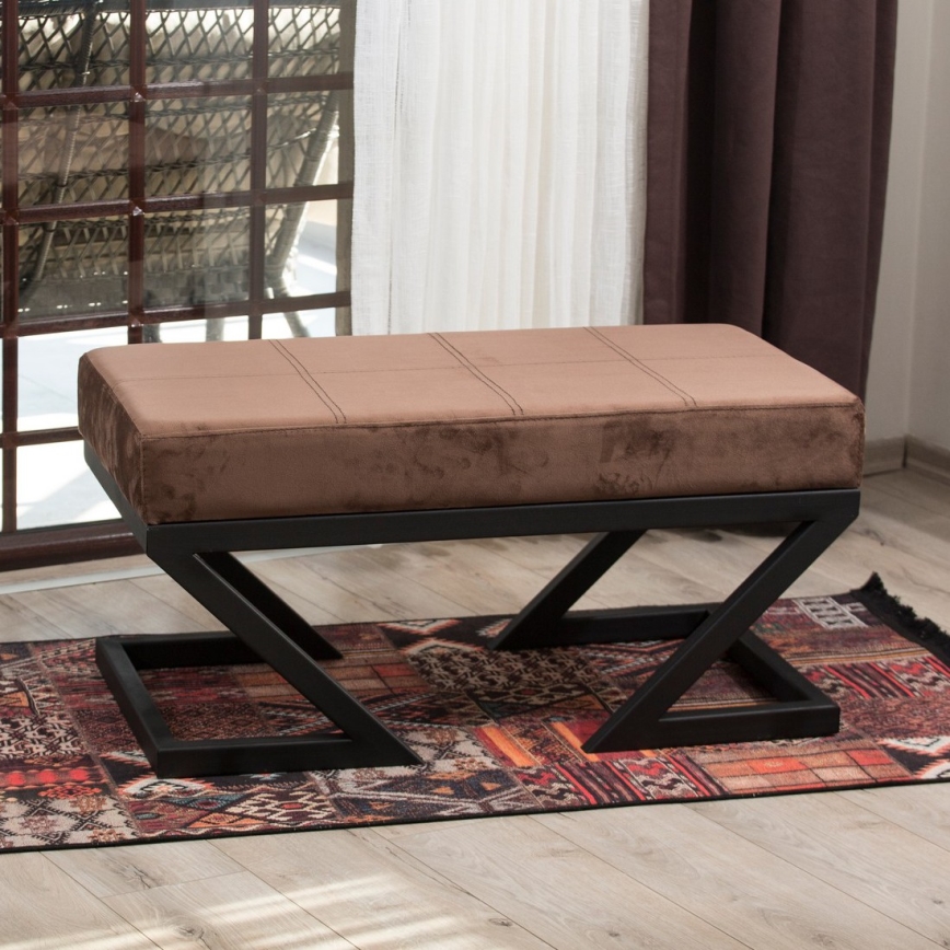 Pouf RINA 45x90 cm marrone