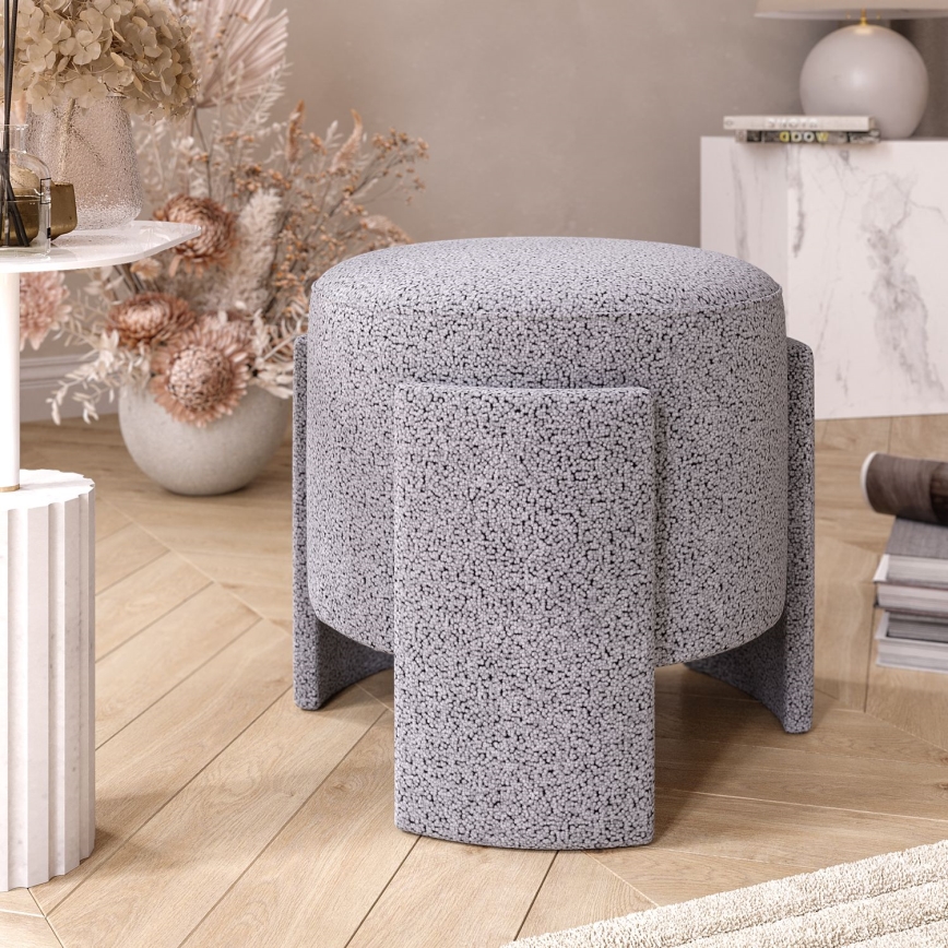 Pouf ROCKET Ø 39 cm grigio