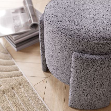 Pouf ROCKET Ø 39 cm grigio