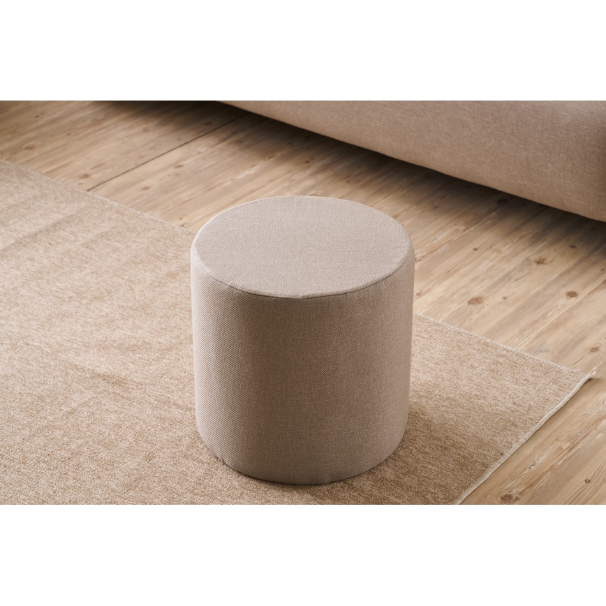Pouf RONDO Ø 40 cm beige