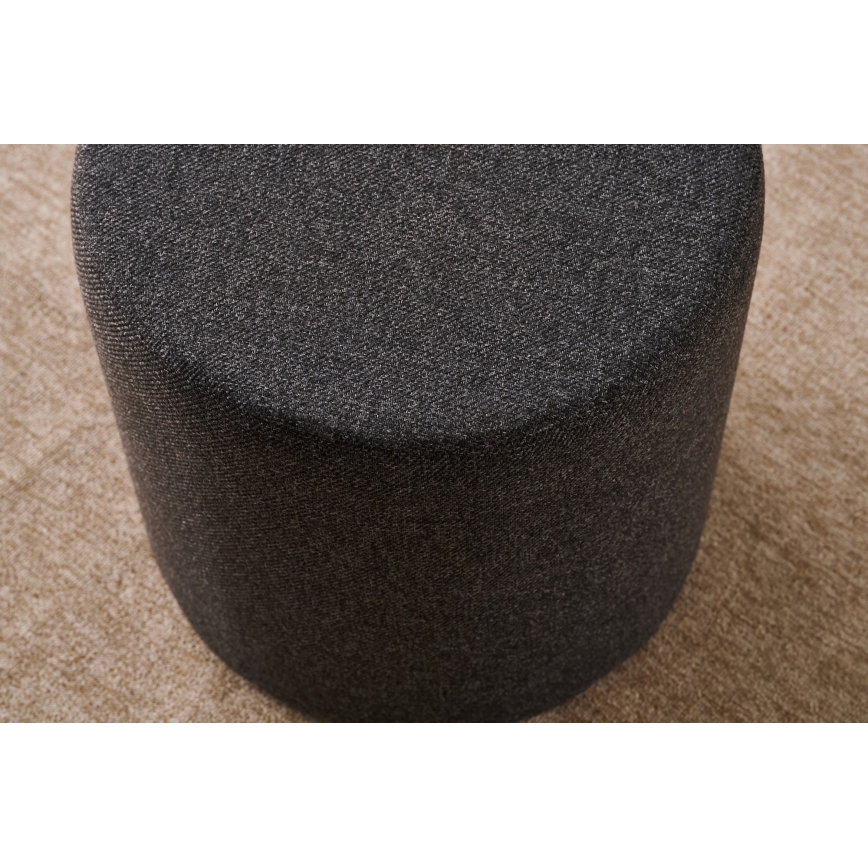 Pouf RONDO Ø 40 cm, marrone scuro