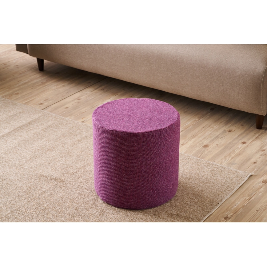 Pouf RONDO, Ø 40 cm, rosa