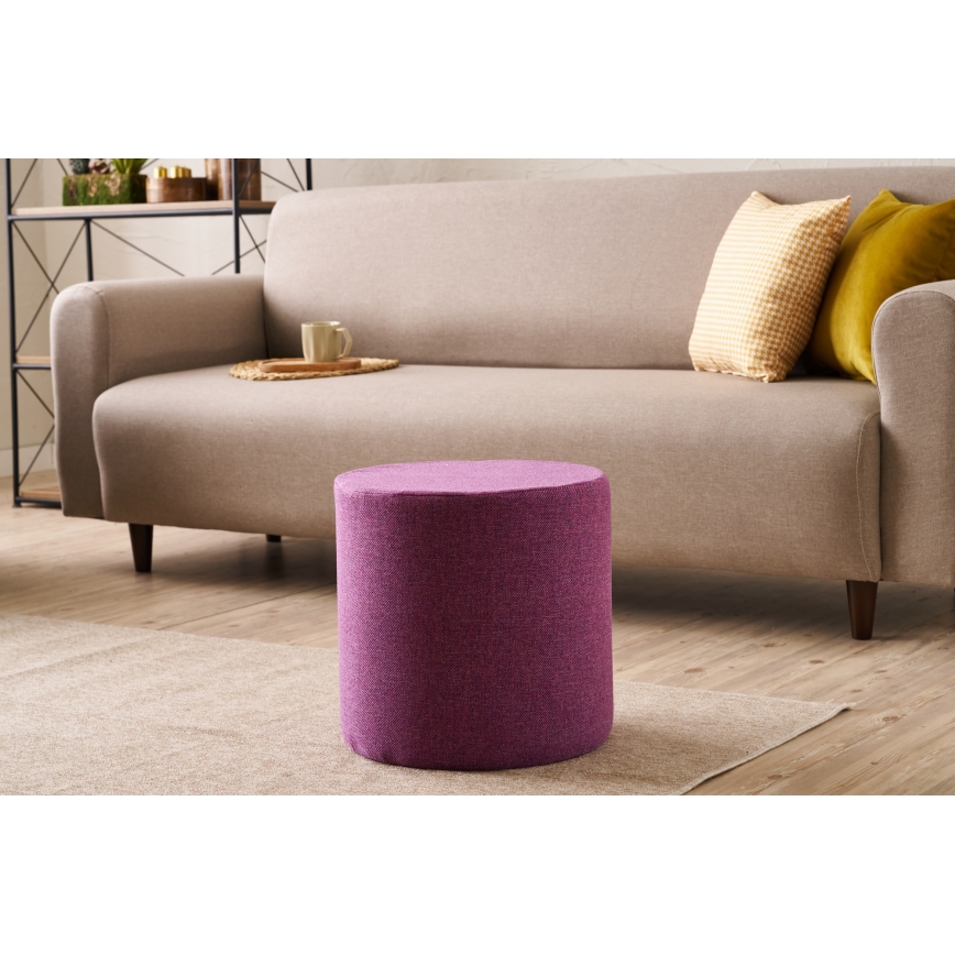 Pouf RONDO, Ø 40 cm, rosa