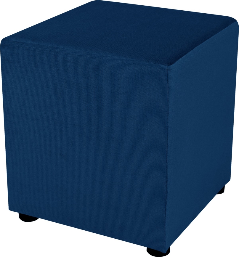 Pouf SIX 40x40 cm blu scuro