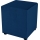Pouf SIX 40x40 cm blu scuro