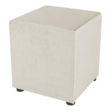 Pouf SIX 40x40 cm crema
