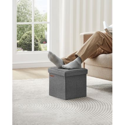 Pouf SULTAN 30x30 cm grigio