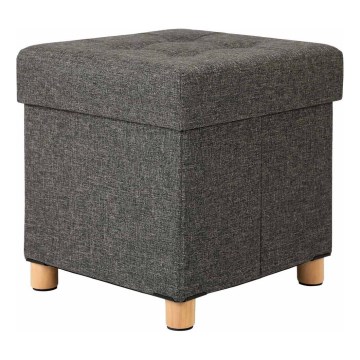Pouf SULTAN 38x40 cm grigio scuro