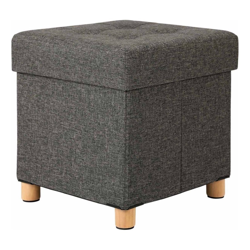 Pouf SULTAN 38x40 cm grigio scuro