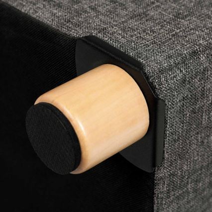 Pouf SULTAN 38x40 cm grigio scuro
