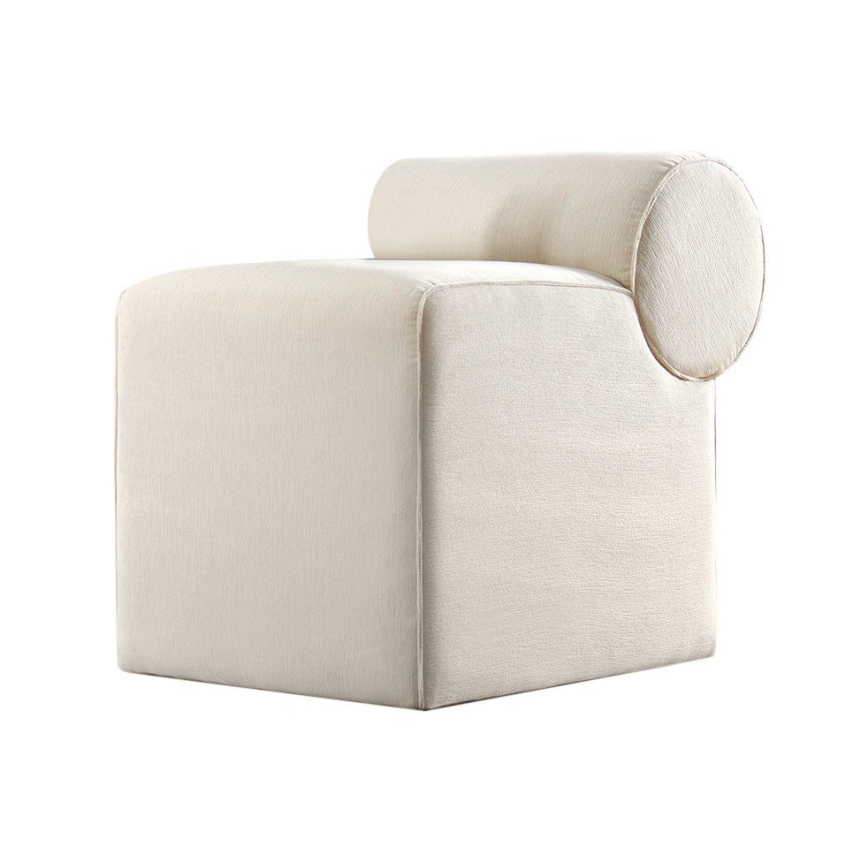 Pouf TIKI 47x45 cm crema