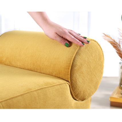 Pouf TIKI 47x45 cm giallo