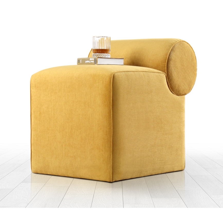 Pouf TIKI 47x45 cm giallo