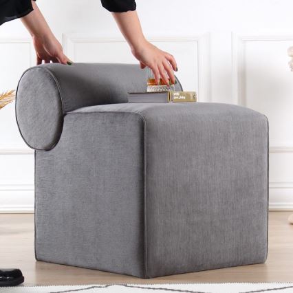 Pouf TIKI 47x45 cm grigio