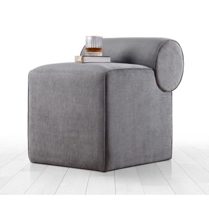 Pouf TIKI 47x45 cm grigio