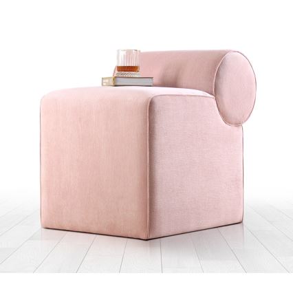 Pouf TIKI 47x45 cm rosa