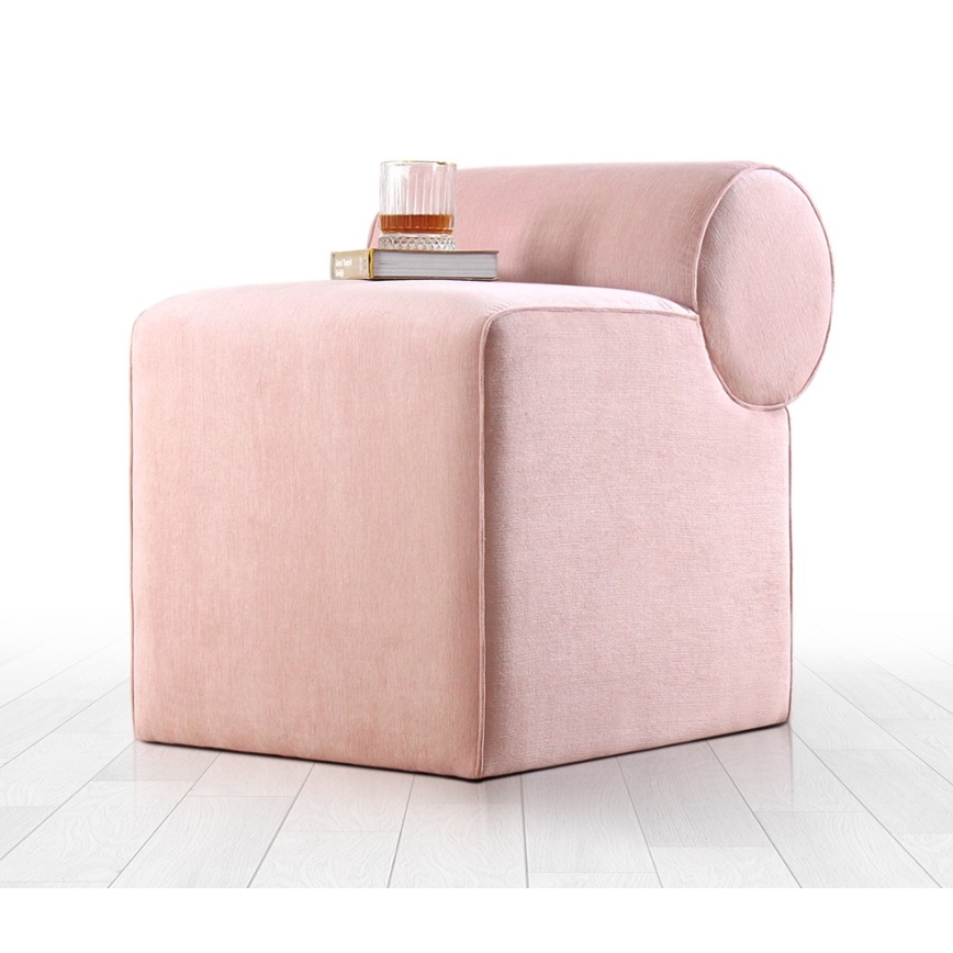 Pouf TIKI 47x45 cm rosa