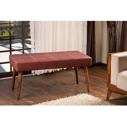 Pouf VITO 46x92 cm rosso