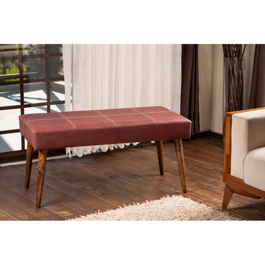 Pouf VITO 46x92 cm rosso